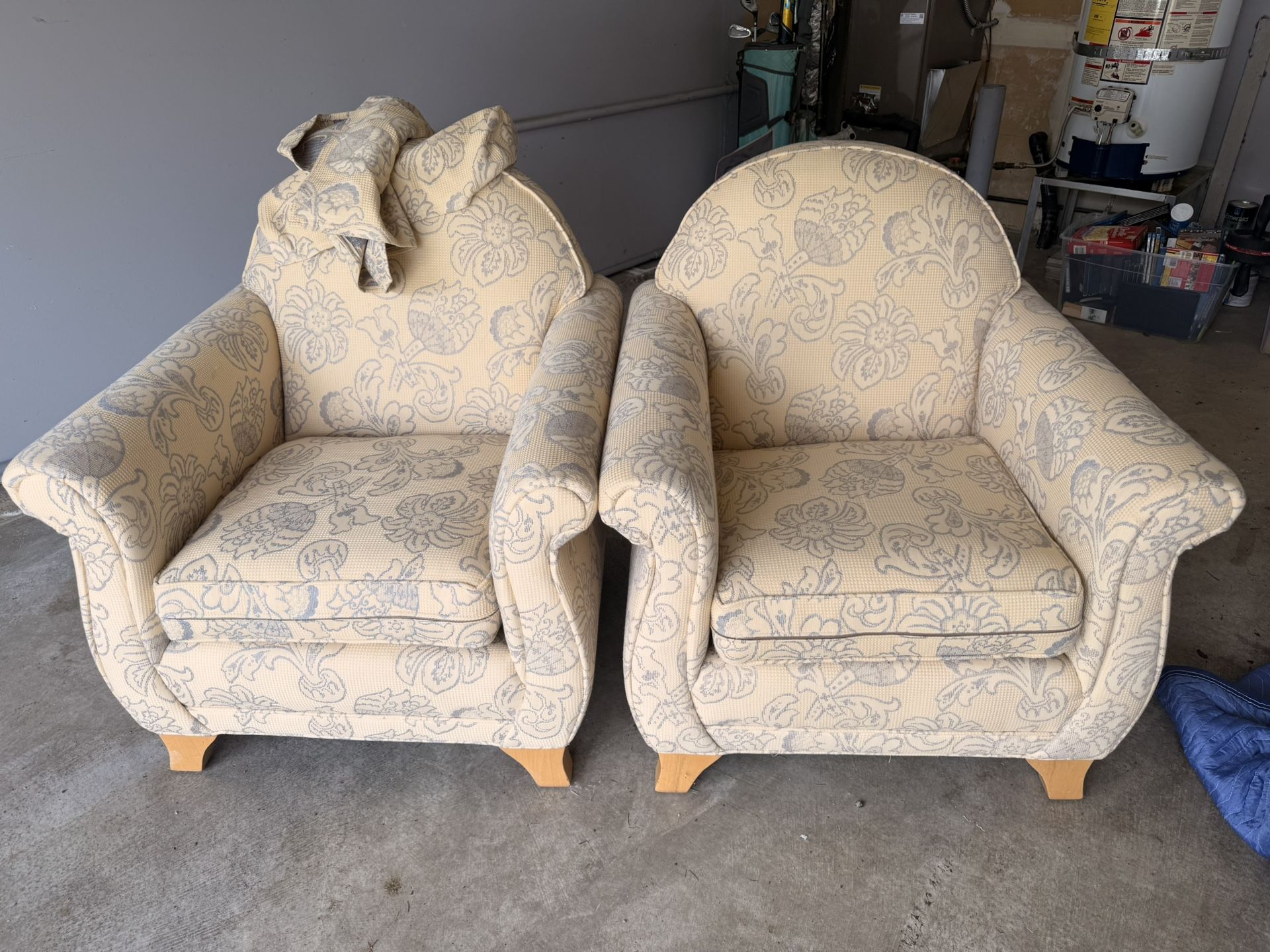 Ethan Allen Set Of Two Chairs