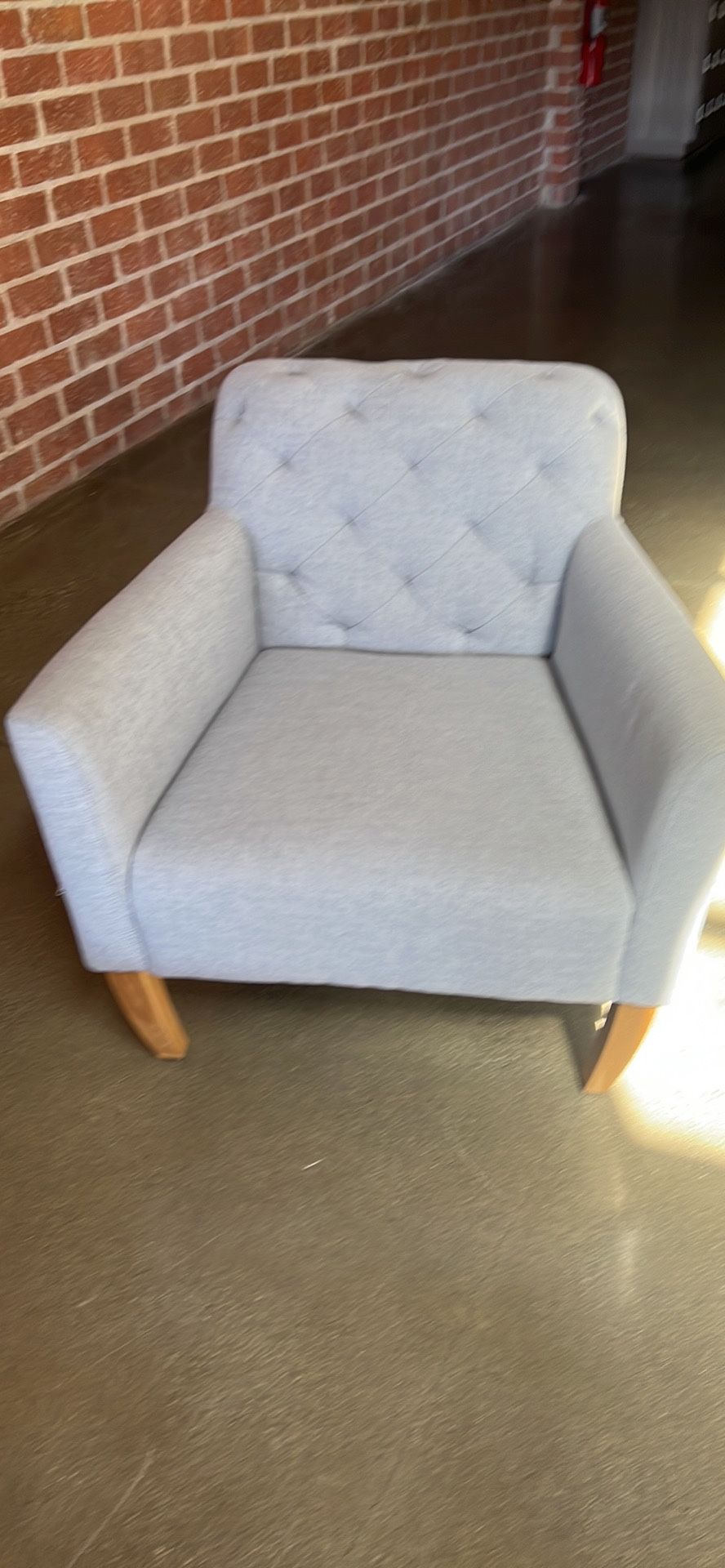 West Elm Elton Chair Grey