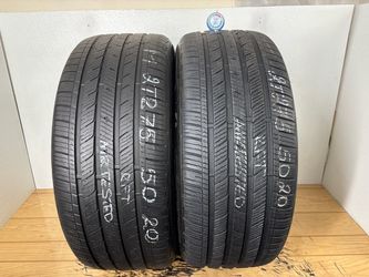 2 tires 275 50 20 Bridgestone alenza Sport as run flat high tread no repairs