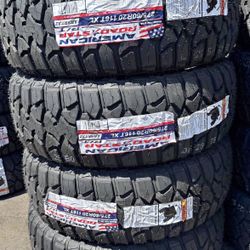Vendo set de llantas nuevas RT275/60R20 marca American con 50,000 mil millas de garantía