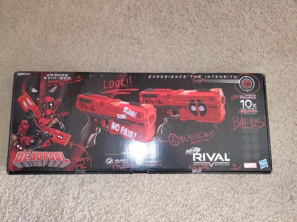 Nerf Rival Deadpool Kronos Guns