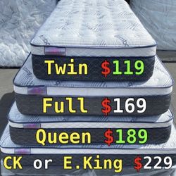 Full Bamboo Plush Comfort Europillow Top 12inch Matres!!