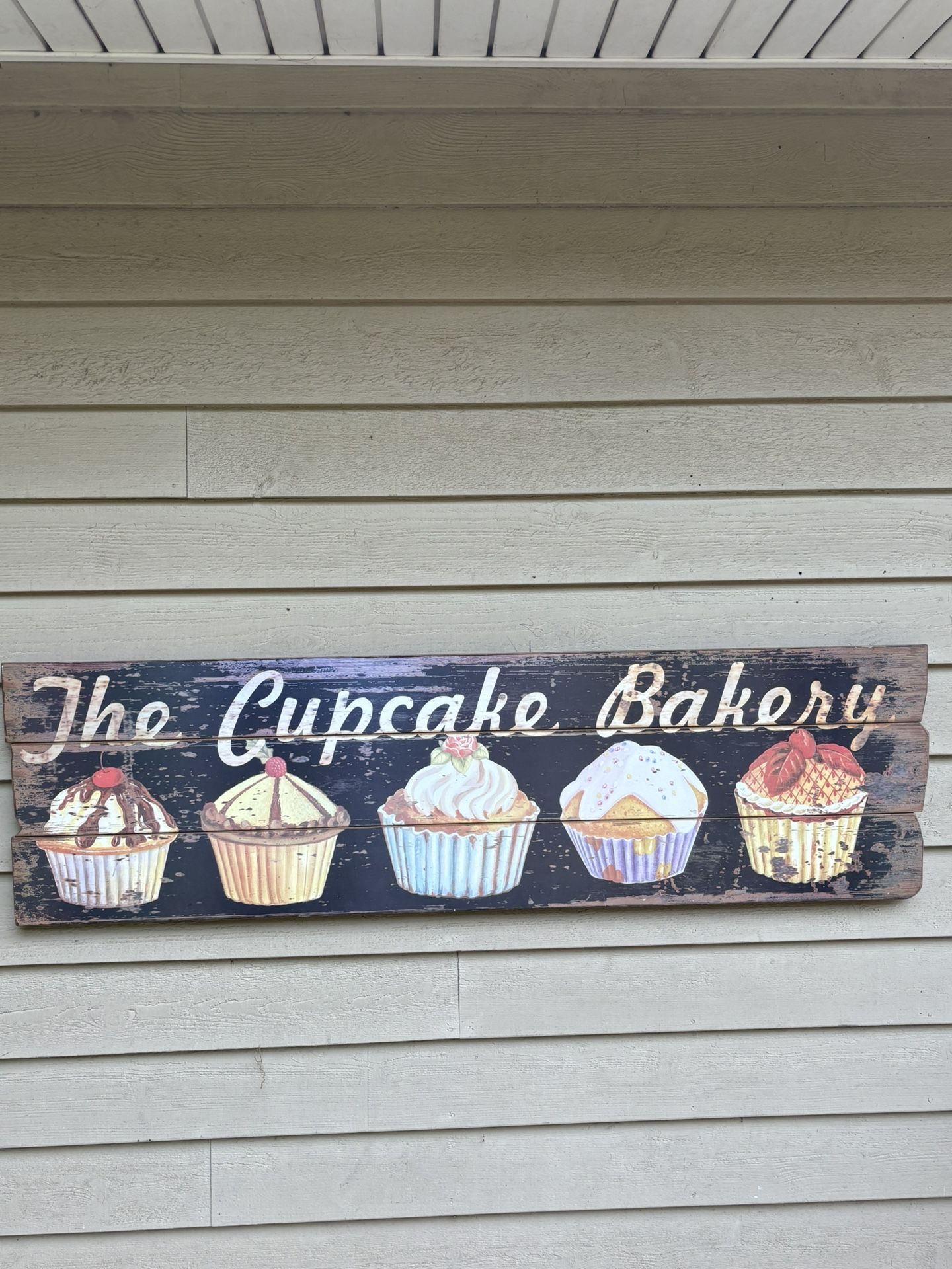 Cupcake Wall Sign