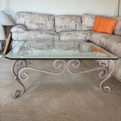 Elegant Glass Coffee Table 