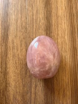 Rose quartz crystal
