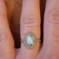 Handmade By ME Larimar Ring Size 7