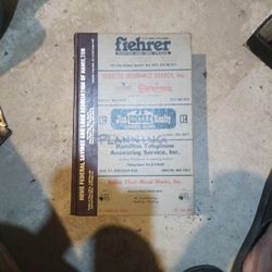 1984 Hamilton Directory Book 