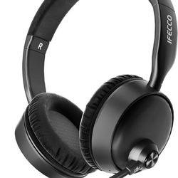 Wireless Headset with Microphone - Bluetooth V5.3 Headphones with Noise Cancelling 