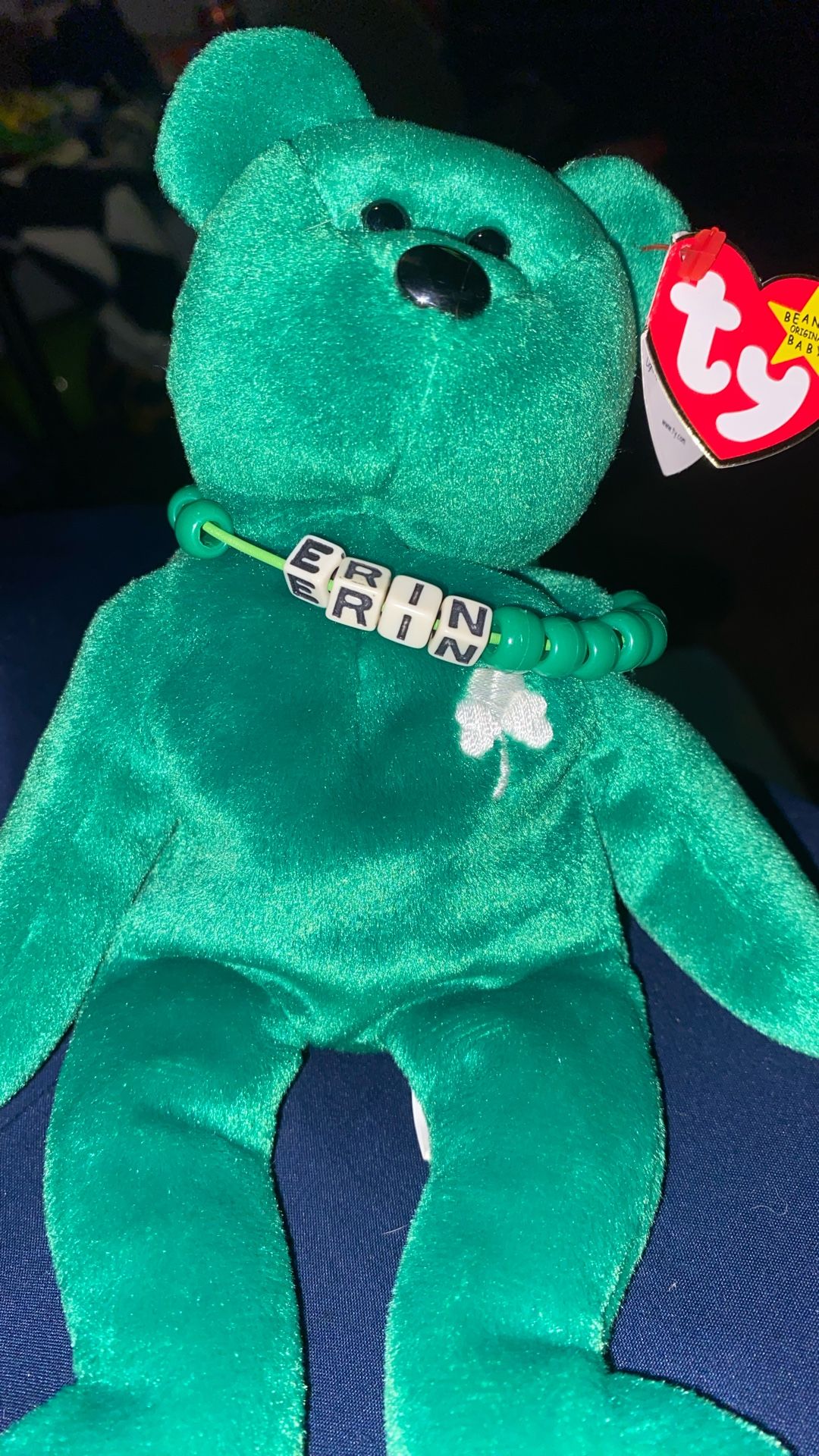Ty Beanie Baby - ERIN the Irish Bear (8.5 Inch) MWMTs Plush Stuffed Animal Toy