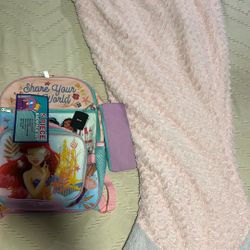 Toddler sleeping bag and backpack