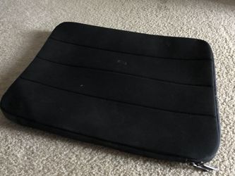 Black laptop sleeve