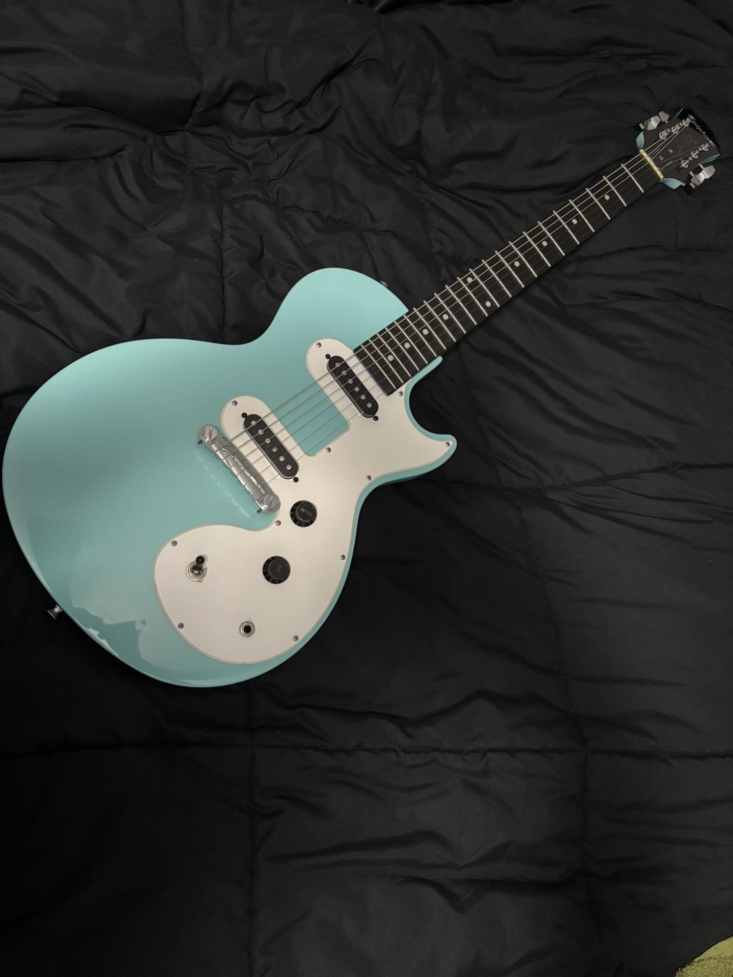 Epiphone Les Paul SL electric guitar in a Pacific Blue finish