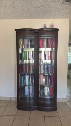 Starbucks cups  And  Brown cup stand