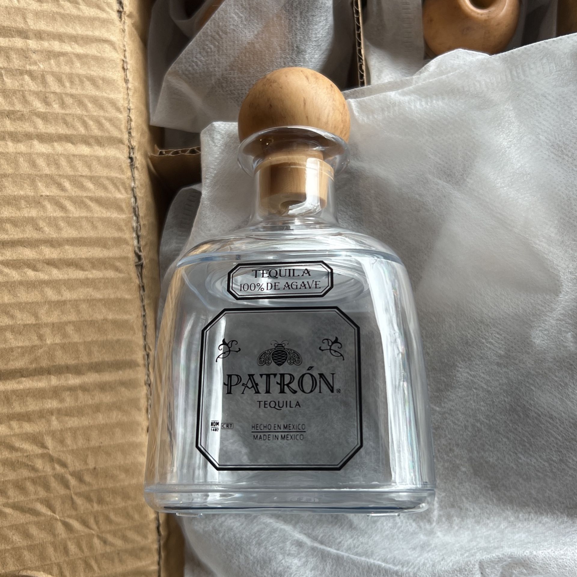 11 New Never Used Patron Tequila Drinking Bottles