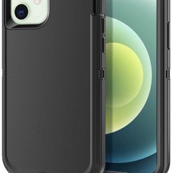 I-HONVA Compatible with iPhone 12 Mini Case 5.4 inch 2020 Shockproof Dust/Drop Proof 3 in 1 Full Body Protection [Without Screen Protector] Rugged Hea