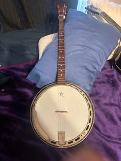 5-String Banjo with Star Logo