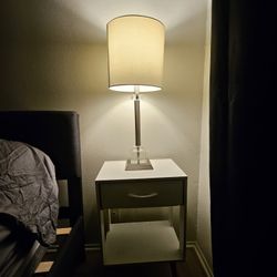 Small White Bedside Tablex2 And/or Lampx2