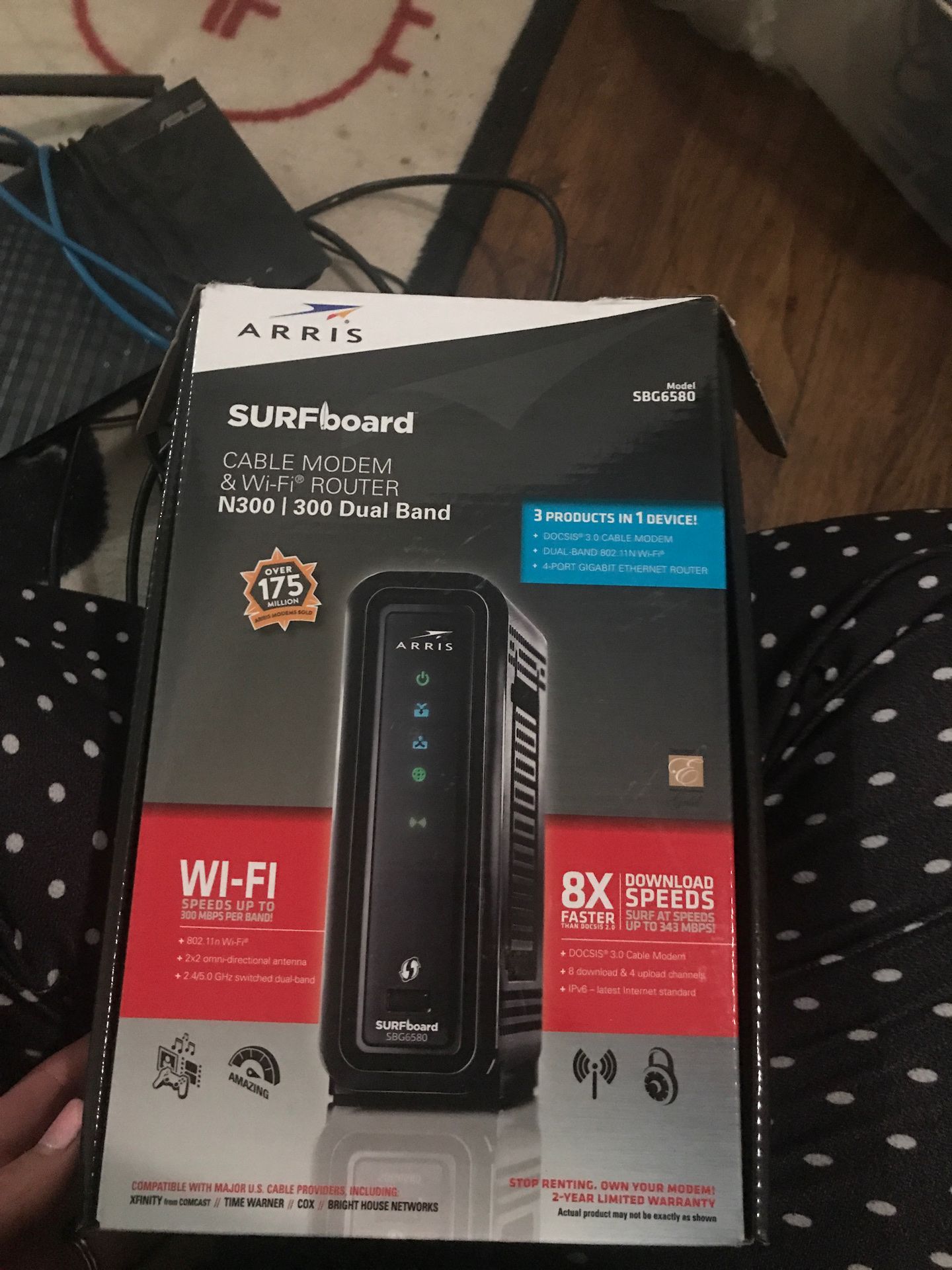 Cable modem and WiFi router