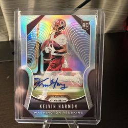 Kelvin Harmon Rookie On Card Auto
