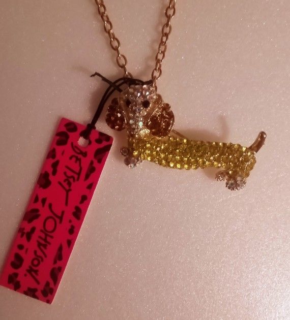 Cute Dachshund Dog Necklace 