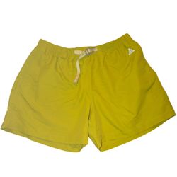 Nik ACG Mens 2XL Yellow Shorts 