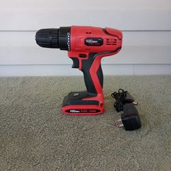 Hyper Tough 8V Max Cordless Drill, 3/8 inch Chuck, Non-removable 1.5Ah Battery w