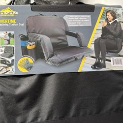 Reclining seating for stadiums