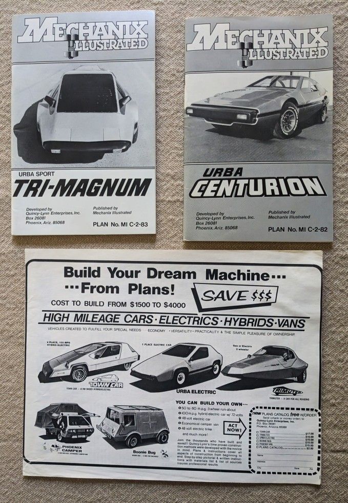 Mechanix Illustrated Tri-Magnum And Centurion Assembly Plans