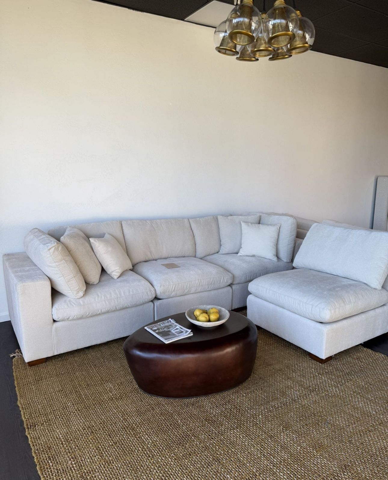 NEW Cloud Sofa Sectional Couch Modern Sleeper With Reversible Chaise - FREE Delivery