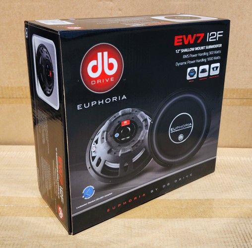 DB Drive Shallow Truck Subwoofer 12" Dual Voice Coil Bass Speaker 1000 Watts EW7 12F 🚨 No Credit Needed 🚨 Payment Options Available 🚨