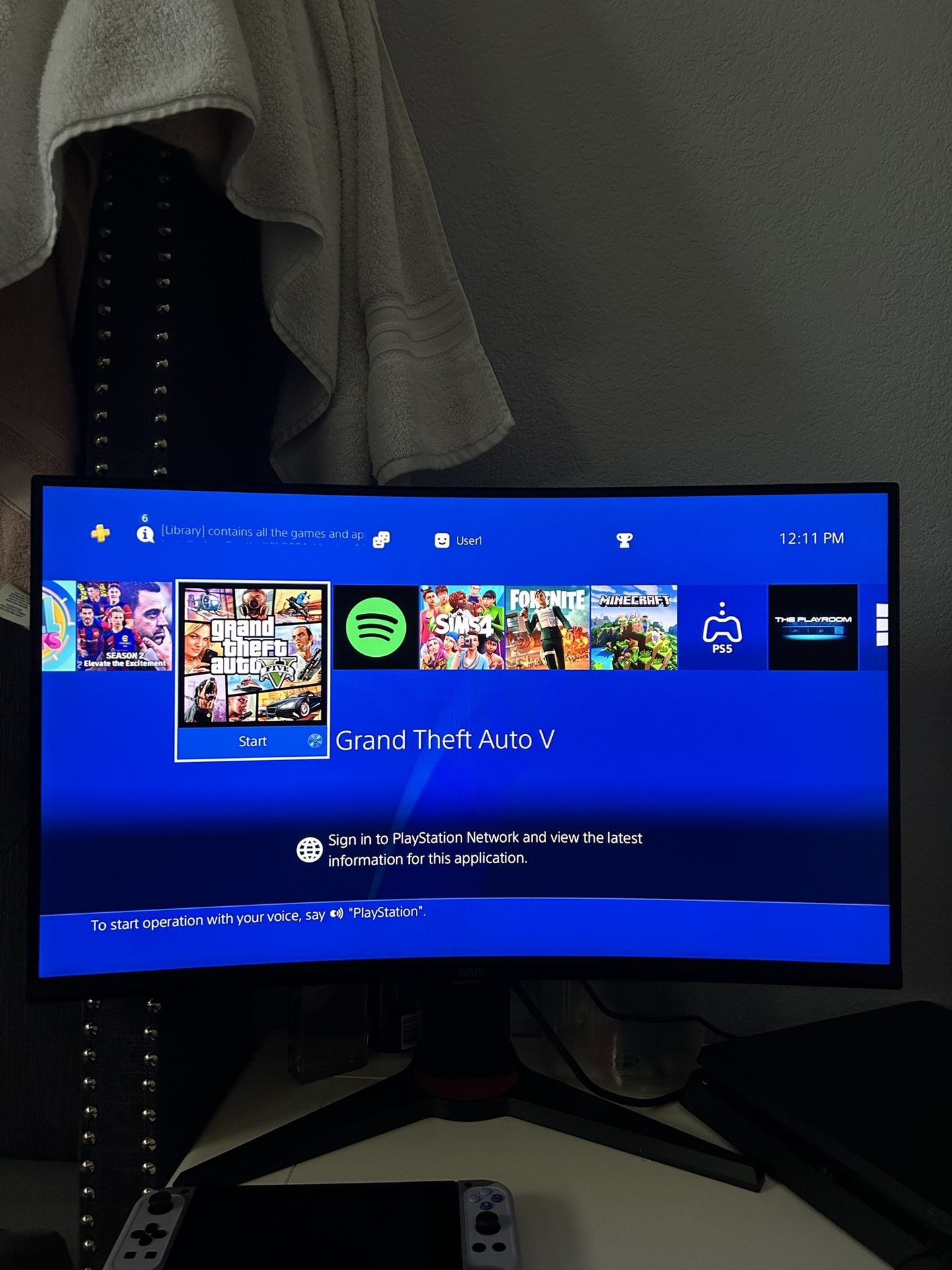 27” Onn Curved Gaming Monitor
