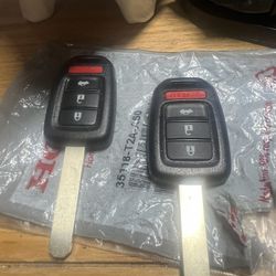 Honda key for 2013 to 17 models 100 Each original Honda key