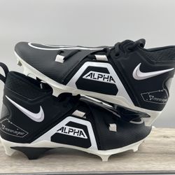 Nike Alpha Menace Pro 3 - Black White - Size 11.5