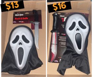 Ghostface scream Halloween costume mask ghost face