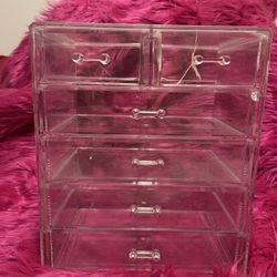Clear Acrylic Makeup Organizer/storage 