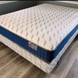 Queen Supreme Orthopedic Mattress And Boxspring 