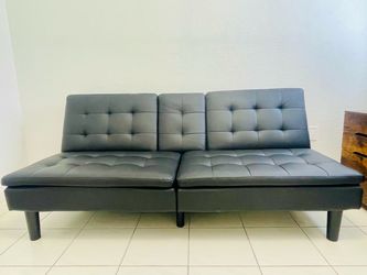 Leather Sofa Bed