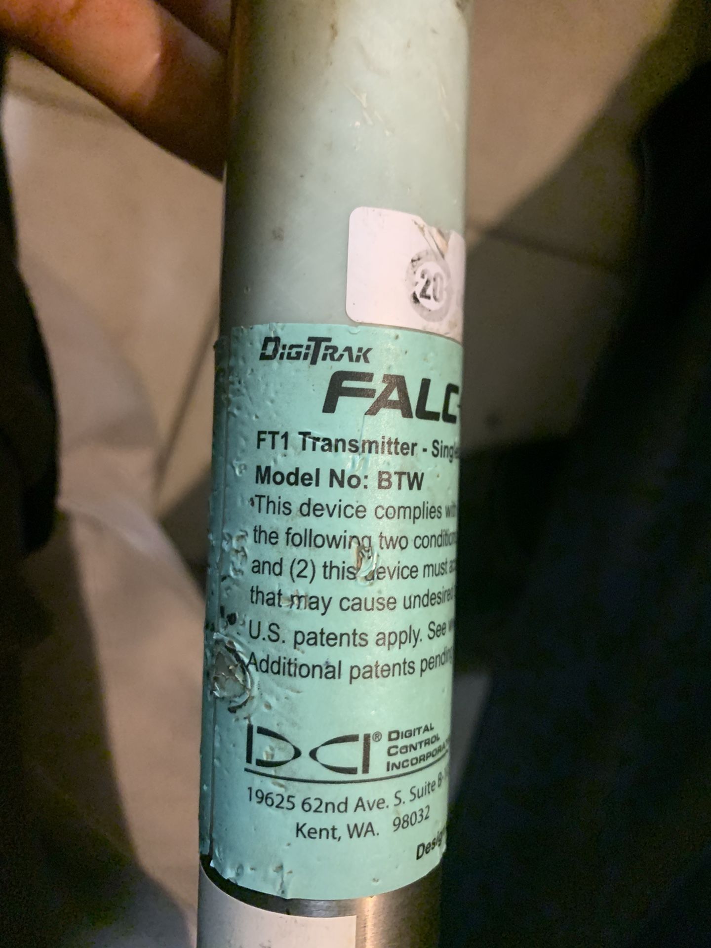DigiTrak , Falcon F1 Transmitter