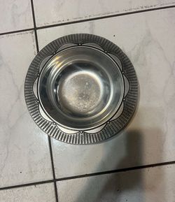 Vintage Armetale Holloware Wilton Pewter Salad Serving Bowl 10.5"