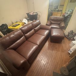 3 Piece Sofa Love Seat And Foot Stool