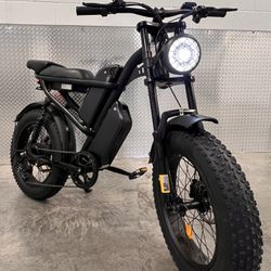 750W Dual Battery 30ah, E-Bike, 32mph With Carry pack Incl, Full Suspension, Disc Brakes 
