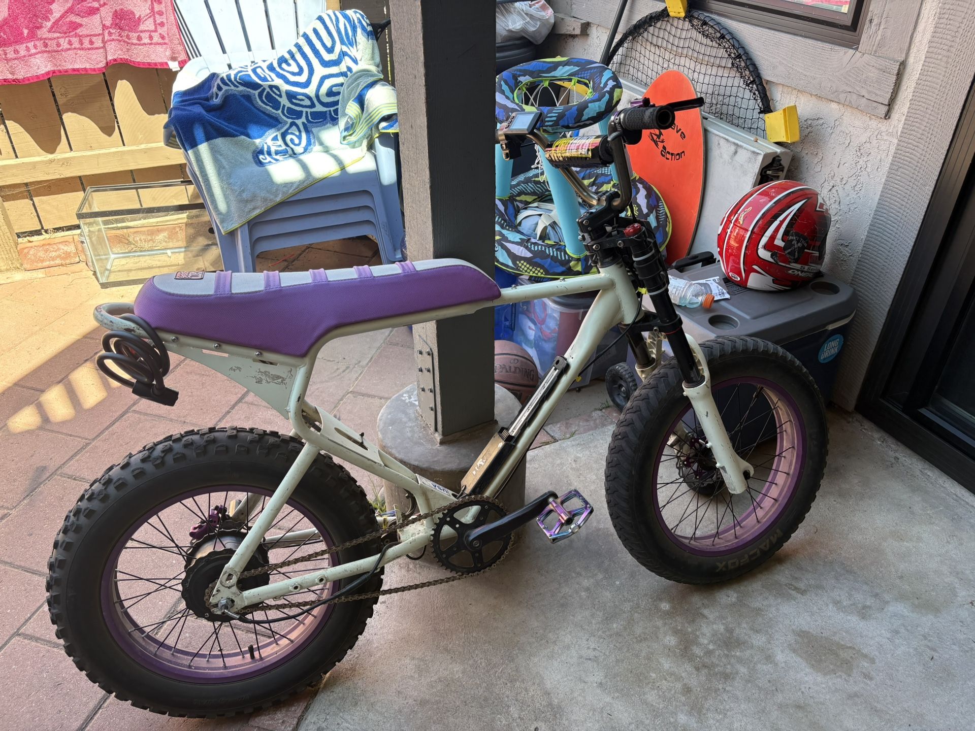 Macfox X1S, Purple And White