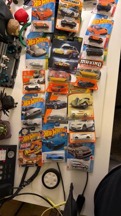 Hot Wheels and Matchbox Tesla Porsche