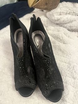 Lace High Heel Booties