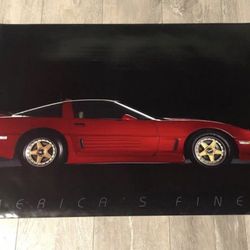 1980’s Corvette Poster 24x36 1988 NEW. I will ship this. 
