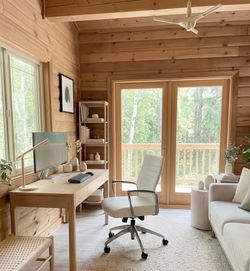 Scandinavian Ergonomic Leather Office Chair / Retail: $1,494 / Free Delivery