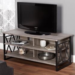 48 inch TV stand (Grey/ Black)
