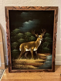 VINTAGE VELVET PAINTING