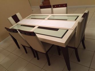 Sofia vergara savona ivory cheap rectangle dining table