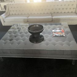Custom Grey Coffee Table Custom Grey Sofa  